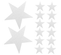 CHICAMPERA 48pcs Glitter Finish Paper Stars for Creative Craft Projects DIY Decorations for Classroom Bulletin Boards Versatile Cutouts for Drawing and Doodling
