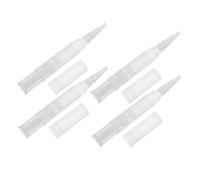 CHICAMPERA 4pcs 4ml Refillable Nail Oil Pen Brush Set for Cuticle Care and Eyebrow Growth Liquid Application, Cosmetic Liquids Container for Manicure and Makeup Tools