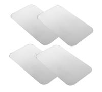 CHICAMPERA 4pcs Aluminium Cooling Pads for Hamsters Rabbits Hedgehogs Summer Ice Bed Pet Heat Dissipation Mat Reusable Cooling Mat for Animals