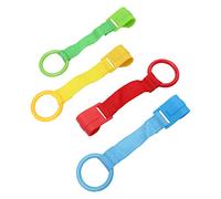 CHICAMPERA 4pcs Boy Girl Pull Tab Boy Girl Pull Ring for Nursery Cot Rings Walking Assistant Portable Crib Hanging