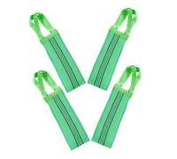 CHICAMPERA 4pcs Exfoliating Back Towel Scrub Back Towel Long Strip Shape Soft Fabric Bathing Tool Skin Friendly Convenient for Men Women Shower