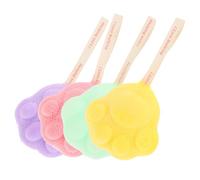 CHICAMPERA 4pcs Facial Cleansing Sponges for Face Exfoliating and Gentle Scrubbing, Lightweight and Efficient for Home Use, Assorted Colours Included