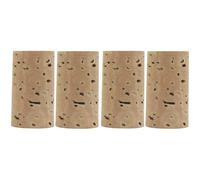 CHICAMPERA 4pcs Flute Headjoint Cork Plugs Natural Cork Flute Accessories Easy to Install Extend The Life of Headjoint for Repair and Use