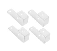 CHICAMPERA 4PCS Giant J Hooks Metal Ladder Hooks for Bunk Beds and Loft Beds for Hanging Bags Clothes Ergonomic Design Heavy Duty