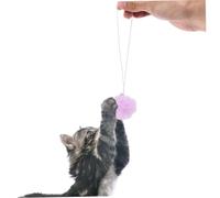 CHICAMPERA 4pcs Replaceable Cat Tree Balls with Bell Interactive Hanging for Scratching Posts Stimulate Hunting Instincts and Promote Active Play for Indoor Cats