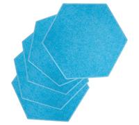 CHICAMPERA 5 Pcs Acoustic Panels Sound Insulation Boards Made of Polyester Fiber for Sound Absorption and Noise Reduction in Recording Studios and Home Theaters