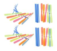CHICAMPERA 50pcs Dragonfly Plastic Hand Whirl Flying for Boys and Birthday Party Favors and Outdoor Fun Activities Random Color
