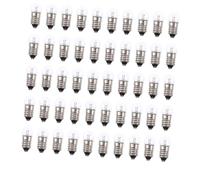 CHICAMPERA 50pcs Miniature Tiny Light Bulbs with Screw Base for Electrical Science Experiments Lightweight DIY Electronic Project Lamps for Students Easy to Install and Store