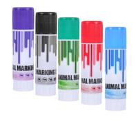 CHICAMPERA 5pcs Animal Marking Wax Crayons for Pigs and Sheep with Smooth Application and Multiuse Function Small Livestock Marking Accessories for Farm Animal Identification