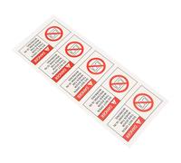 CHICAMPERA 5pcs Black Machine Sign Stickers Made of Sturdy Pp Material, Easy to Use and Convenient to Carry, for Industrial Safety Warning and Security Caution in Workplaces