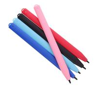 CHICAMPERA 5pcs Lcd Tablet Stylus Pen Set for Writing and Drawing Tablets, 4.8 Inch Electronic Writing Pad Stylus Pens in Red, Blue, Black, Light Pink, Light Blue for Creative Digital Use