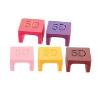 CHICAMPERA 5Pcs Manicure Finger Separator with Finish Reusable Nail Polish Protector and Cuticle Guard Tool for French Stamp Nail Painting Spill Shield and Gel Tips