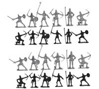 CHICAMPERA 60pcs Medieval Soldiers Figures Ancient Roman Knights Warriors Miniatures Historical Action Figures for Collectors Authentic Reproductions