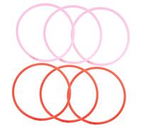 CHICAMPERA 6pcs Aquarium Plant Holder Rings Plastic Floating Feeding Circles for Fish Tank Isolation and Plant Separation Fish Feeding Accessories for Floating Water