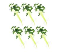CHICAMPERA 6Pcs Artificial Shamrock Greenery Stems Faux Plant Decoration for DIY Wedding Party Table Centerpiece Home Office St Patrick'S Day