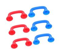 CHICAMPERA 6pcs Auditory Feedback Phone for Speech Learning Simulation Telephone Early Education Tool for Pronunciation Correction and Language Enhancement Red Blue