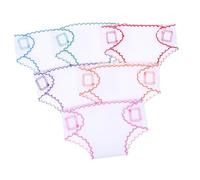 CHICAMPERA 6pcs Doll Nappies for DIY Doll Making Cloth Diapers Safe Materials for Imaginative Play and Creative Projects