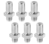CHICAMPERA 6pcs Fire Extinguisher Replacement Nozzles Large Capacity Design Plastic Silver Water-Based Spray Device Accessories for Office and Home Use 500ml-1l
