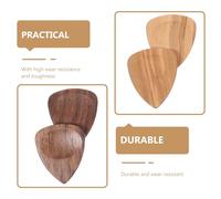 CHICAMPERA 6pcs Guitar Picks for Folk Acoustic Guitar Lightweight Plectrums with Smooth Edges for Clear Sound and Finger Protection Suitable for Beginners Random Color