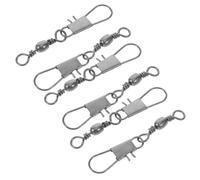 CHICAMPERA 6Pcs Kite Axle Bearing Hook Accessory Metal Hook for Kite Spool Connection Heavy Duty Snap Hook for Enhanced Flight Stability and Easy Installation