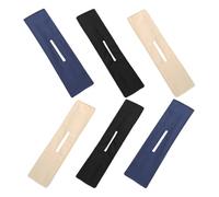 CHICAMPERA 6pcs Lazy Bun Maker Hair Styling Tools for Thin Hair Set with Black Beige Navy Blue for Effortless Updos