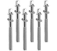 CHICAMPERA 6pcs M6x50mm Drum Tuning Screws Snare Drum Lug Bolts Metal Hardware for Jazz Kit Repair and Mounting Accessories