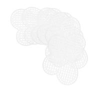 CHICAMPERA 6pcs Plastic Mesh Canvas Sheets for Embroidery and Crafting, Resistant to Bending and Warping, Whimsical Butterfly Shape, for Cross Stitch and Handmade Sewing Projects