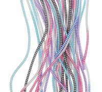 CHICAMPERA 8 PCS Cable Sleeve Wire Protector Flexible Data Line Organizer for Desktop Cord Management Easy Installation Cable Cover