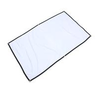 CHICAMPERA 84 Inch Foldable Projector Screen with Light-absorbing Border and Anti-wrinkle Polyester Material, High Definition 16:9 Ratio for Offices and Education, Portable and Easy to Set
