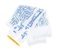 CHICAMPERA Acupressure Foot Massage Socks with Reflexology Points and Acupressure Stick Elastic Printed Socks for Women Foot Therapy and Joint Relief