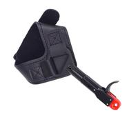 CHICAMPERA Adjustable Archery Release Aid and Fast Operation for Compound Bow with Leather Wrist Strap and 360-degree Rotating Caliper Clamp Head for Shooting