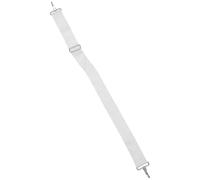 CHICAMPERA Adjustable White Snare Drum Strap Made of Sturdy Oxford Cloth with High Strength Material for Parade Marching and Stand to Play Snare Drum