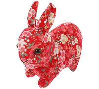 CHICAMPERA Adorable Bunny Stuffed with Supple and Comfortable Touch, Pp Cotton Material Year the Rabbit Ornament for New Year and ’s Birthdays, Soft Plush Rabbit Doll