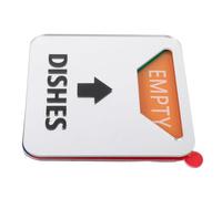 CHICAMPERA Appliance Organization for Identification Kitchen Easy Indicator Sign Square Acrylic Clean Dirty Status with Versatile Compatibility and Random Color Dishwasher
