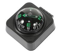 CHICAMPERA Ball Compass Automotive Compass for Car Boat Black Abs Acrylic Easy to Install for Outdoor Activities Road Trips Driver