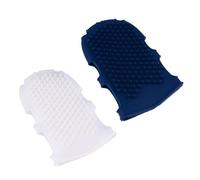 CHICAMPERA Bath Silicone Massage Glove 2 Pack Glove-Shaped Brush for Skin Exfoliation and Circulation Improvement During Relaxing Spa