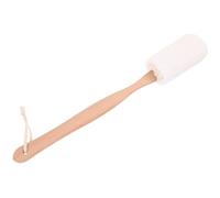 CHICAMPERA Beige Synthetic Material Back Scrubber Bath Brush with Long Handle to Protect The Skin and Help Skin Breathe, for Comfortable Shower and Gentle Exfoliating in Daily Bathing