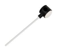 CHICAMPERA Black Abs Jazz Drum Pedal Hammer Felt Head Practical Replacement Accessory for Kick Drum Performing