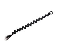 CHICAMPERA Black Braided Ponytail Wig Hair Extension Made of High Temperature Silk for Women, Adds Volume and Fullness for Fashion Photography and Halloween Party