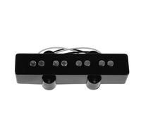 CHICAMPERA Black Vintage for Guitar Pickup Electric Plastic Accessory Bass 4-string in Precision Sound Capture and Noisefree Performance Style
