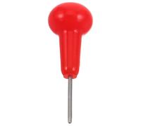 CHICAMPERA Braille Writing Stylus for Blind Users with Red Rounded Tip Tactile Writing Device and Dot Marker Pen for Braille Learning