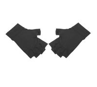CHICAMPERA Breathable Fishing Gloves 1 Pair Ice Silk Elastic Cloth Black