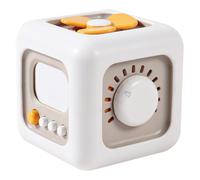 CHICAMPERA Busy Cube for Montessori Sensory Activity Cube Educational Busy Board for Hands Learning Cognitive Development Fine Motor Skills
