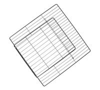 CHICAMPERA Cat Cage Wire Mesh Door Panel 2pcs 35x35cm Enclosed Flip Door for Pet Playpen for Dogs and Cats Diy Multipurpose Pet Fence Accessory