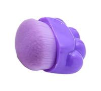 CHICAMPERA Cat Claw Foundation and Blush Makeup Brush Purple, Portable Powder and Concealer Applicator Brush for Travel, Soft Synthetic Bristles for Smooth Coverage and Natural Finish
