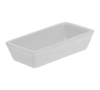 CHICAMPERA Ceramic Sauce Plate Small Dish Resistant to Cracking Versatile Square White Dipping Bowls for Kitchen and Baking Use for Appetizer and Sweet Sauce Serving