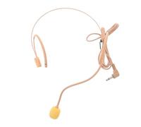CHICAMPERA Children’s Wireless Headset Microphone for Performance Flesh Color Over-ear Flexible Microphone Headset Mic for Speaking and Singing for Boys and Girls’ Stage Shows