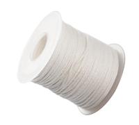 CHICAMPERA Cotton Candle Wick Spool 1 Roll 30m Long Smokeless Braided Wick for Taper and Pillar Candles Suitable