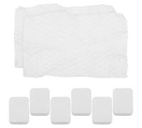 CHICAMPERA Cotton Pads Makeup Remover 8Pcs Soft Compressed Facial Squares for Beauty Salons and Daily Cleansing Reusable Washable