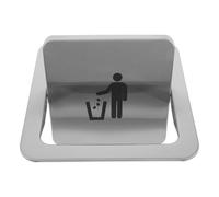 CHICAMPERA Countertop Embedded Trash Lid Stainless Steel with Swing Flap for 19-21Cm Recessed Opening, Waste Chute Cover Suitable for Kitchen and Office Worktops